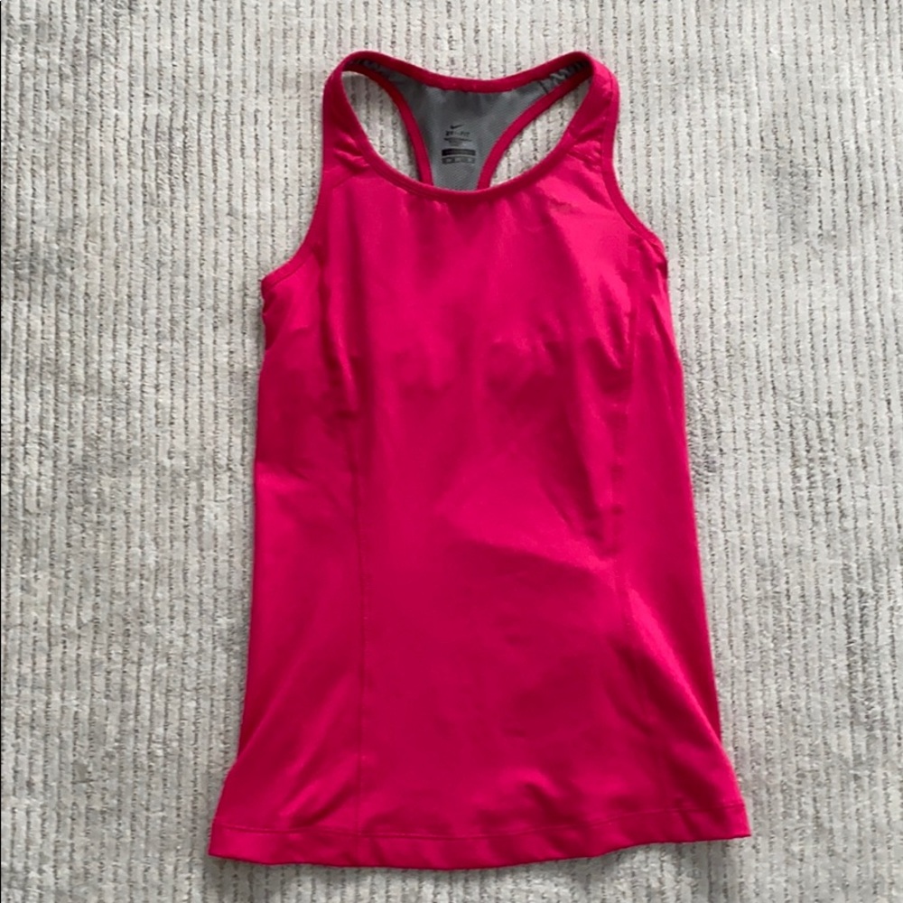 Nike Women's Hot Pink Racerback Tank Top
